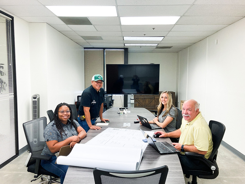 employees in conference room